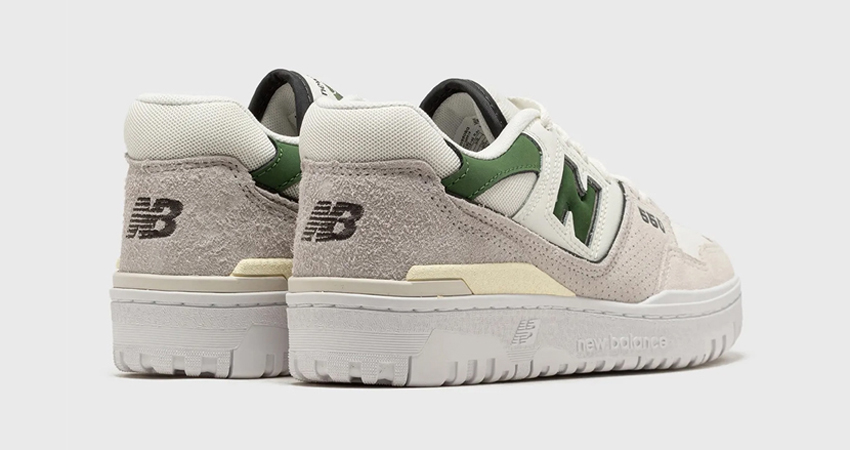 New Balance 550 Sea Salt Green BBW550SG back corner