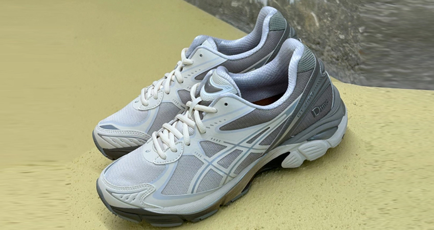 The Dime x ASICS GT 2160 Releases Exclusively lifestyle front corner