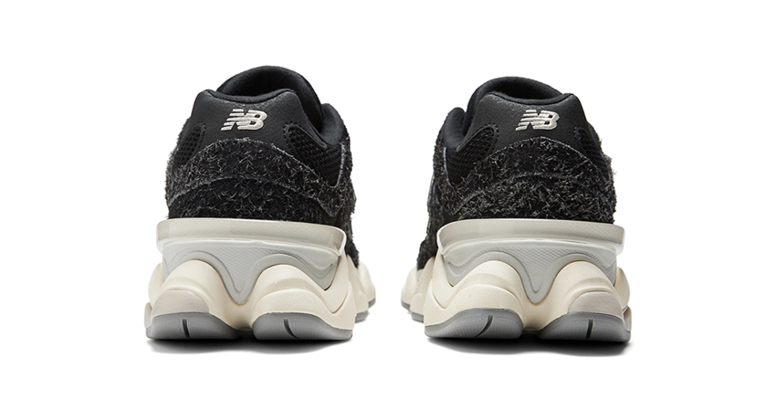 A Detailed Look At The New Balance 9060 ‘Hairy Black Suede back