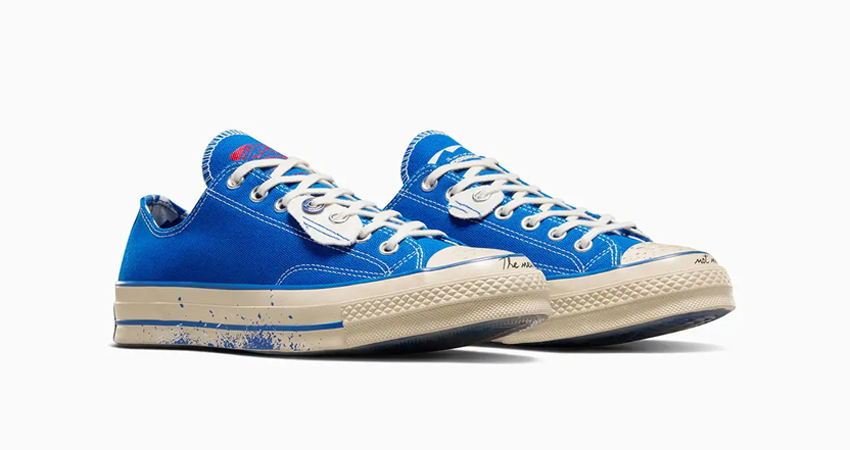 Ader Error x Converse Chuck 70 Low Imperial Blue A05352C front corner