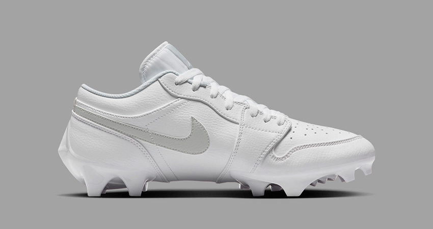 Air Jordan 1 Low Cleats White Neutral Grey FJ6245 101 right