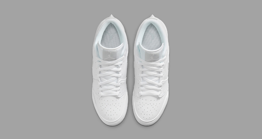 Air Jordan 1 Low Cleats White Neutral Grey FJ6245 101 up