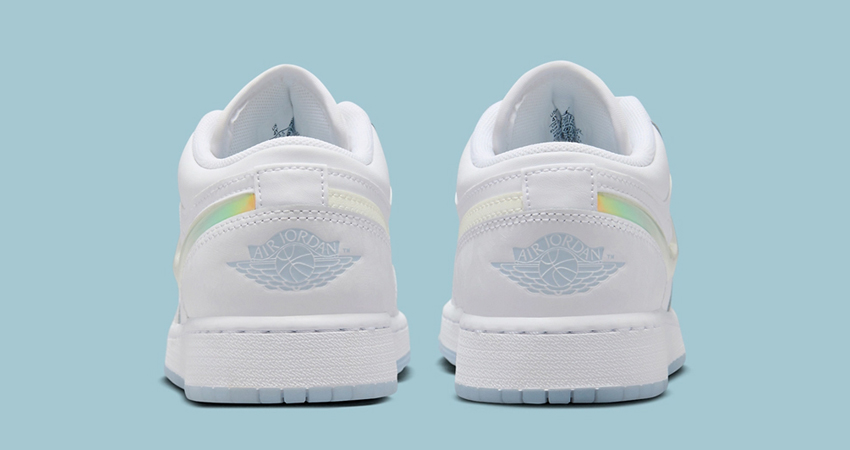 Air Jordan 1 Low Gets A Dazzling Update With Glitter Swooshes back