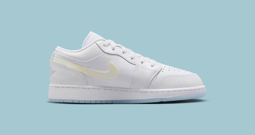 Air Jordan 1 Low Gets A Dazzling Update With Glitter Swooshes right