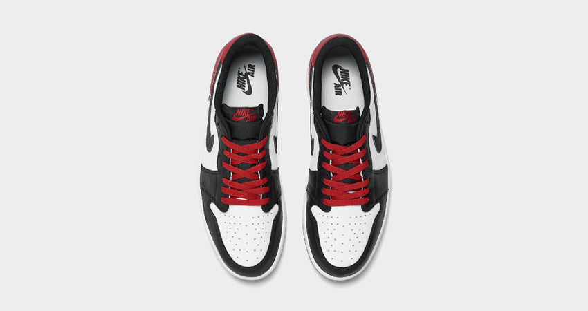 The Air Jordan 1 Low OG Black Toe Release Date Out up