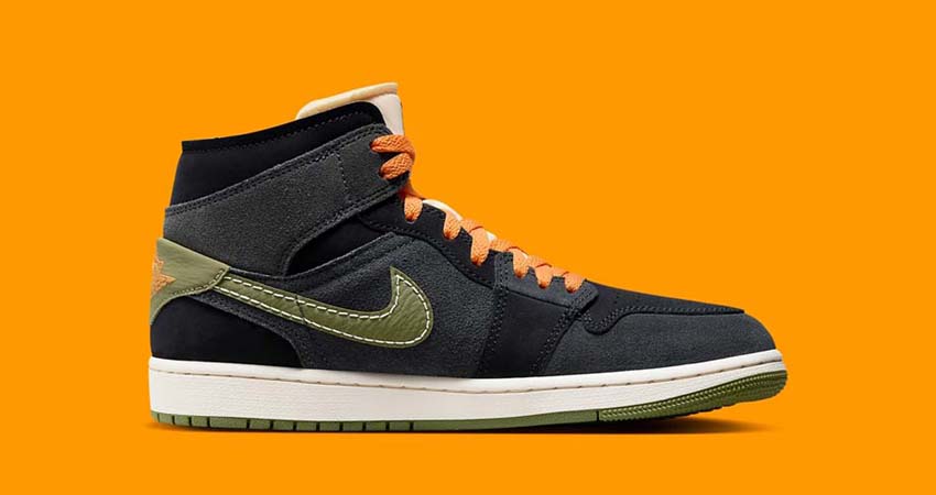 The Air Jordan 1 Mid SE Craft Is Halloween Ready right