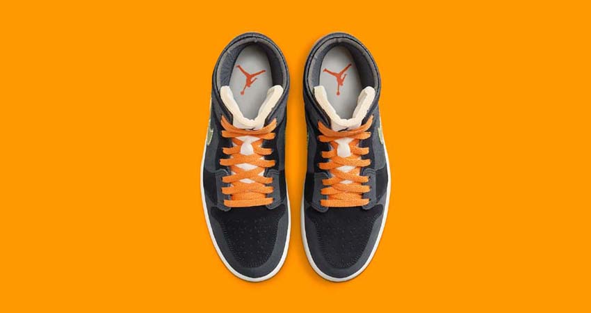 The Air Jordan 1 Mid SE Craft Is Halloween Ready up