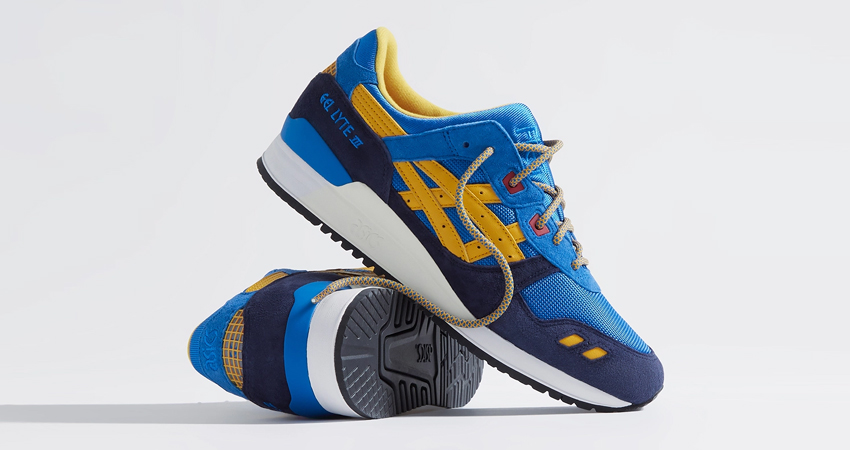 X Men x KITH x ASICS GEL LYTE 3 Blue Multi lifestyle right