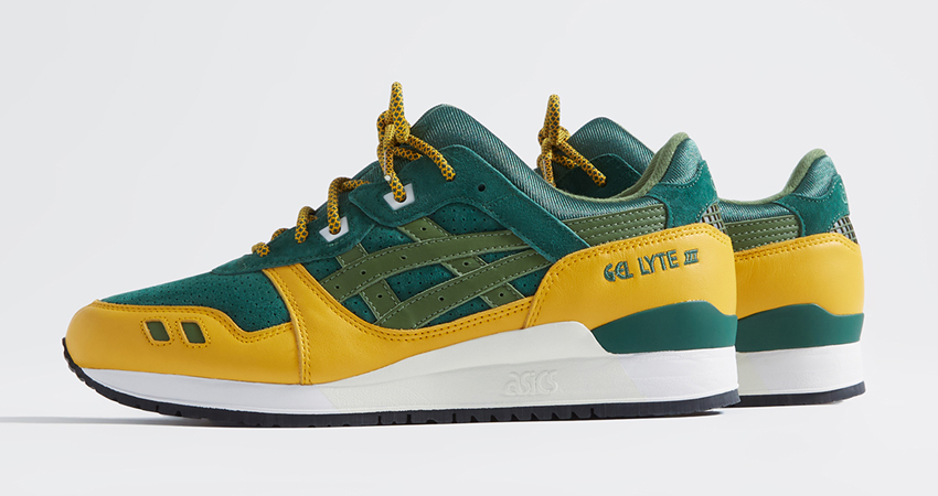 X Men x KITH x ASICS GEL LYTE 3 Green Multi lifestyle left