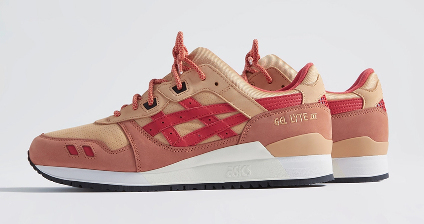 X Men x KITH x ASICS GEL LYTE 3 Red Multi lifestyle left