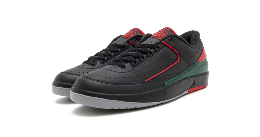 An Early Look At The Santa Inspired Air Jordan 2 Low front corner