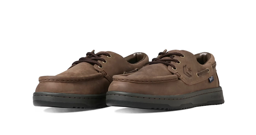BoTT x Converse Deckstar SK Brown front corner 1