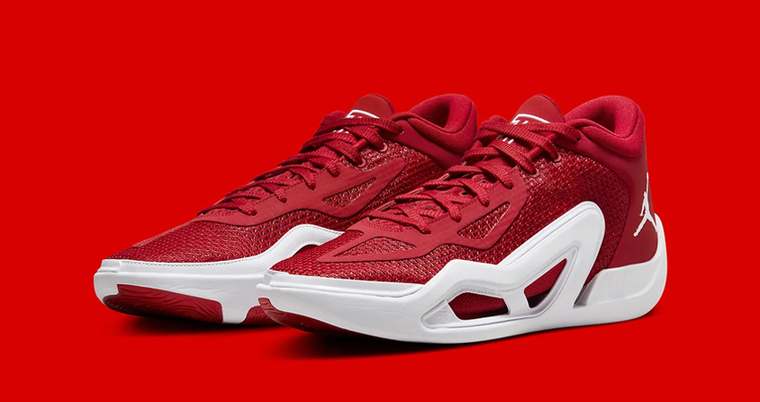 Introducing The Jordan Tatum 1 Ignite Your Style In University Red front corner