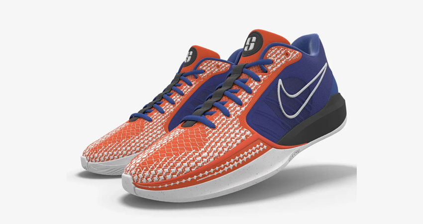 Introducing the Nike Sabrina 1 Unleash Your Style at Nike By You blue front corner