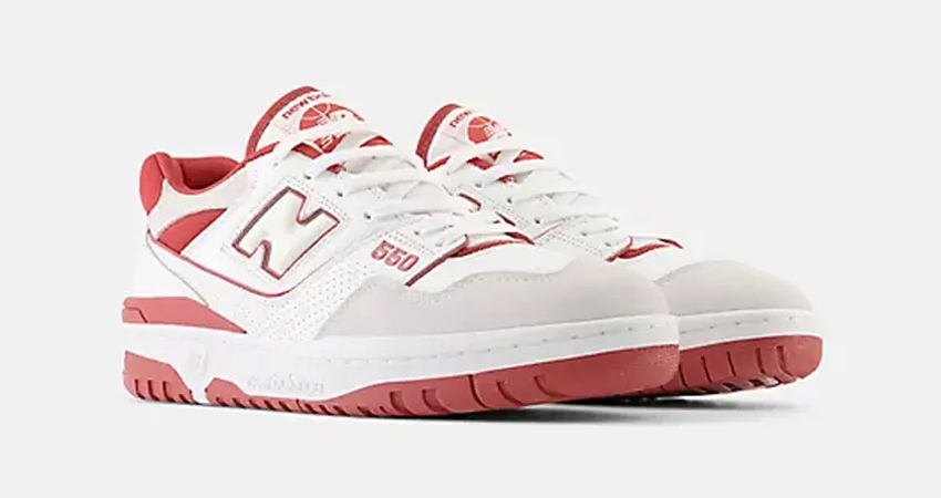 New Balance 550 White Astro Dust BB550STF front corner 1