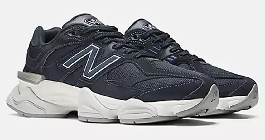 New Balance 9060 Navy Black U9060NV front corner 1