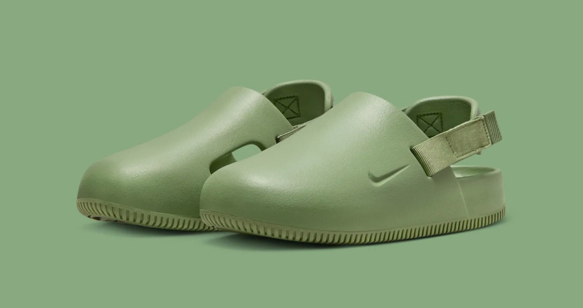 Nike Calm Mule Clog Green FB2185 300 front corner 1