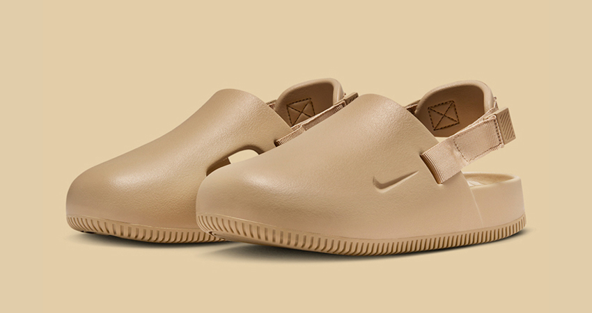 Nike Calm Mule Clog Sesame FB2185 200 front corner 1