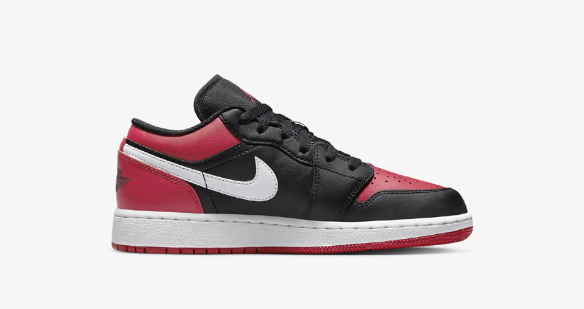 The Air Jordan 1 Low Sports An Alternate ‘Bred Toe right