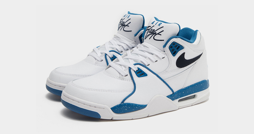 The Nike Air Flight 89 Brigade Blue Makes A Comeback front corner