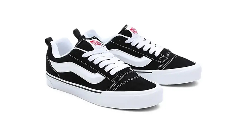 Vans Knu Skool Black VN0009QC6BT front corner 1