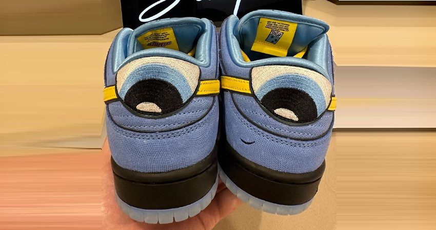 A Closer Look At The Powerpuff Girls x Nike SB Dunk Low ‘Bubbles lifestyle back