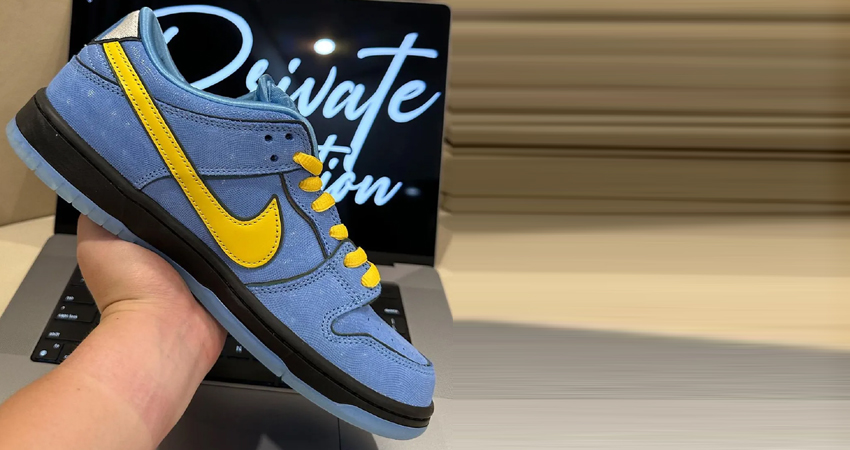 A Closer Look At The Powerpuff Girls x Nike SB Dunk Low ‘Bubbles lifestyle right