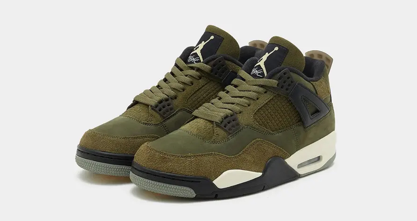 Air Jordan 4 SE Craft Olive FB9927 200 front corner