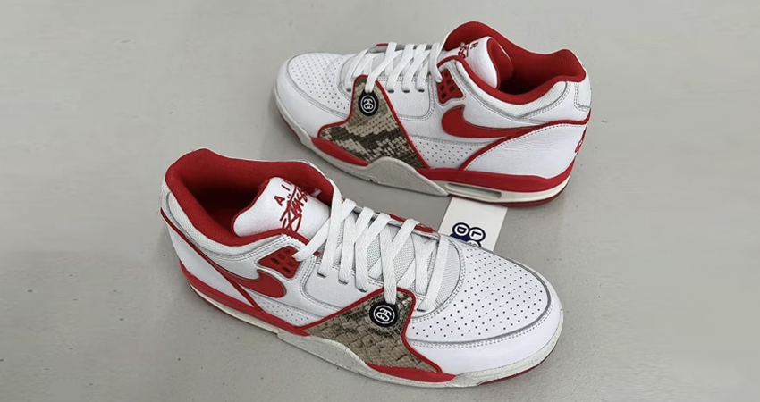 First Look At The Stussy x Nike Air Flight 89 lifestyle right left