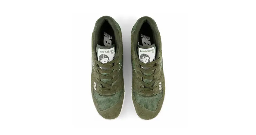 New Balance 550 Olive Suede BB550PHB up