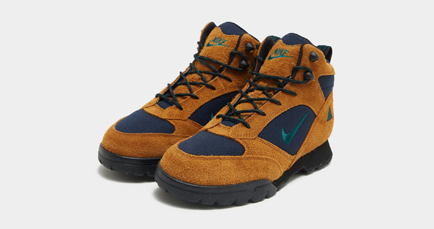 Nike ACG Torre Mid Retro Brown Navy front corner 1