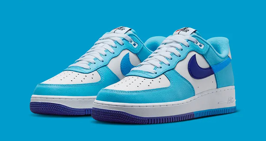 Nike Air Force 1 Low UNC Split DZ2522 100 front corner