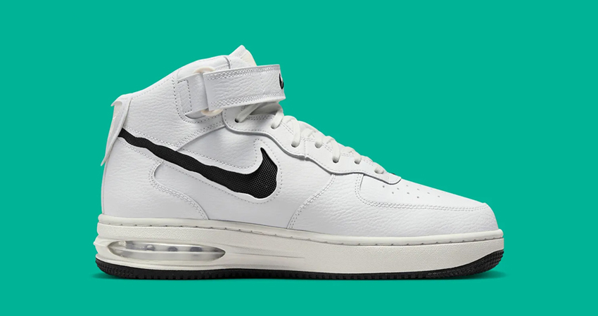 Nike Air Force 1 Mid Air Max White Black right 1