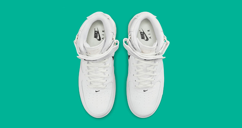 Nike Air Force 1 Mid Air Max White Black up 1