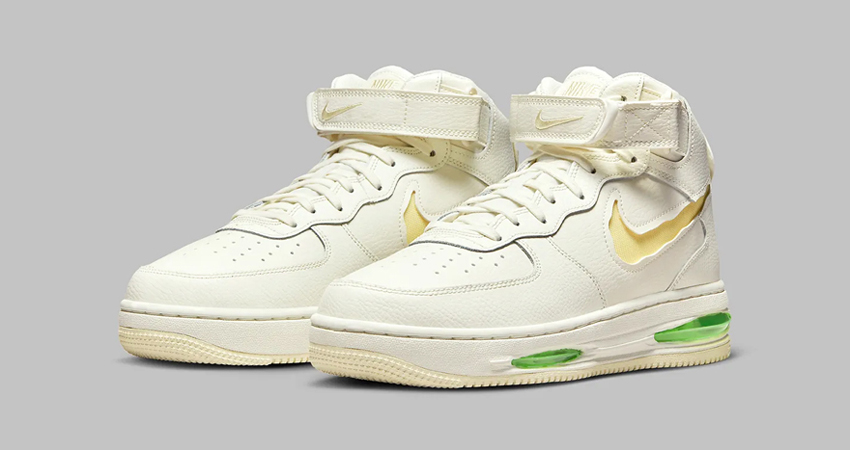 Nike Air Force 1 Mid Air Max White Sail front corner 1