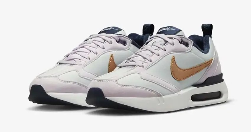 Nike Air Max Dawn GS Barely Grape Metallic Copper DH3157 007 front corner