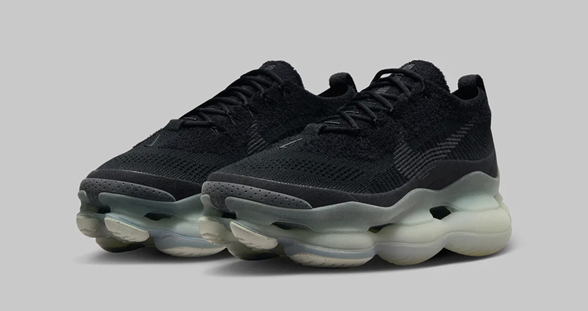 Nike Air Max Scorpion Sports A Stealthy ‘BlackAnthracit front corner