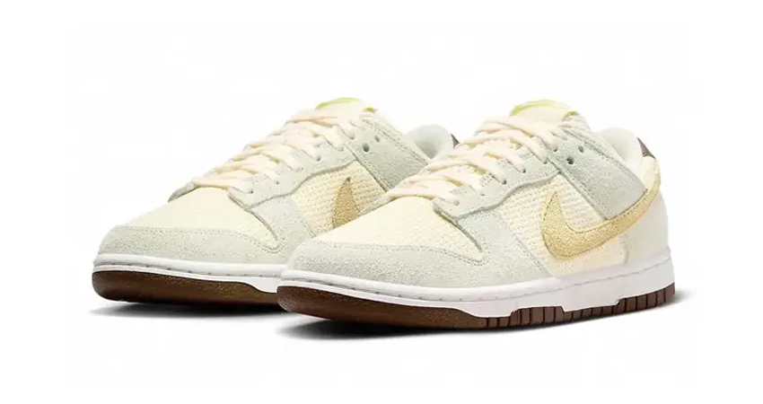 Nike Dunk Low Hemp Suede FN7774 001 front corner