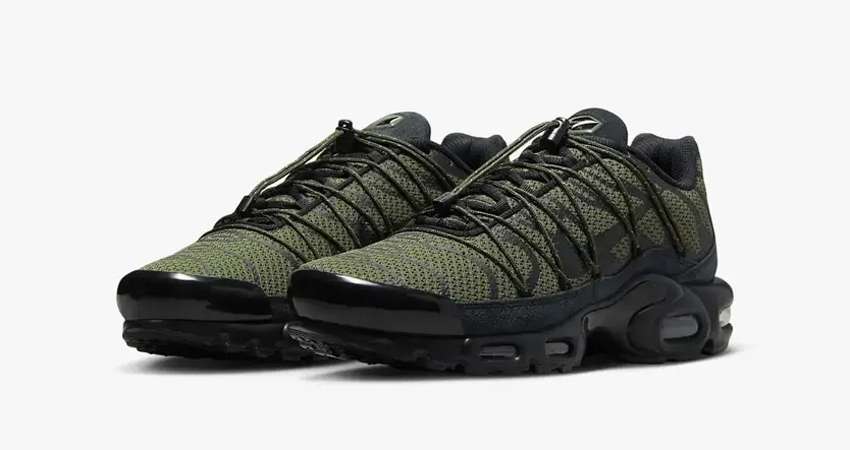Nike TN Air Max Plus Toggle Medium Olive FJ4232 200 front corner