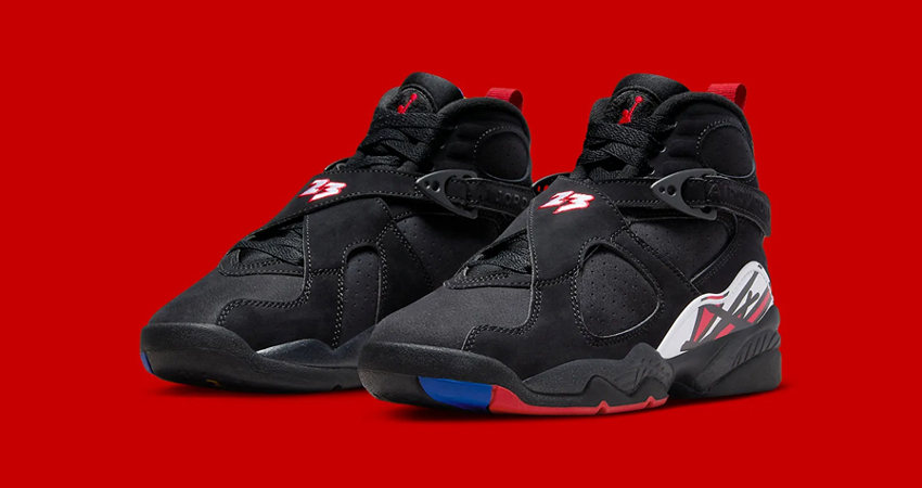 Official Images Of The Air Jordan 8 Playoffs front corner