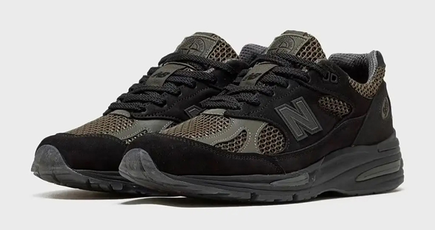 Stone Island x New Balance 991v2 Drop Details front corner