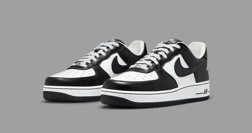 Terror Squad x Nike Air Force 1 Blackout Release Date Out front corner
