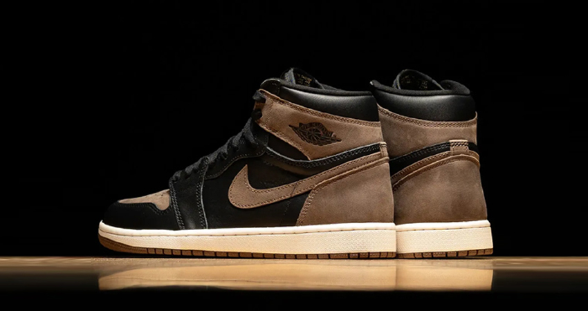 The Air Jordan 1 Retro High OG Palomino Release Date Out lifestyle back corner