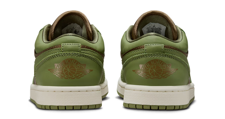 The New Air Jordan 1 Low Sports A Stunning Satin Base back