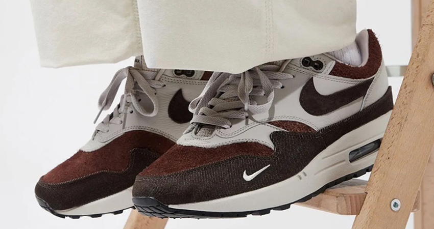 The size x Nike Air Max 1 Drops Soon onfoot front corner