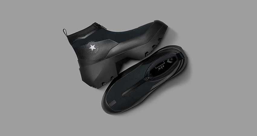 A Closer Look At The A COLD WALL x Converse Geo Forma Boot in Black lifestyle up