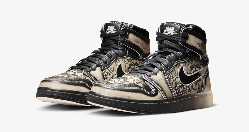 The Air Jordan 1 Zoom CMFT 2 Dia De Muertos Has A Release Date front corner