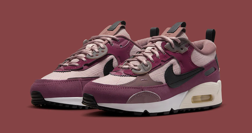 The Nike Air Max 90 Futura Plum Eclipse Drop Details front corner