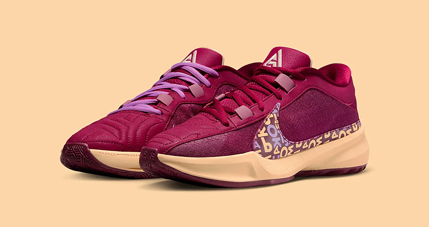 Gear Up For Nike Zoom Freak 5 Alphabet Where Style Meets Swag front corner
