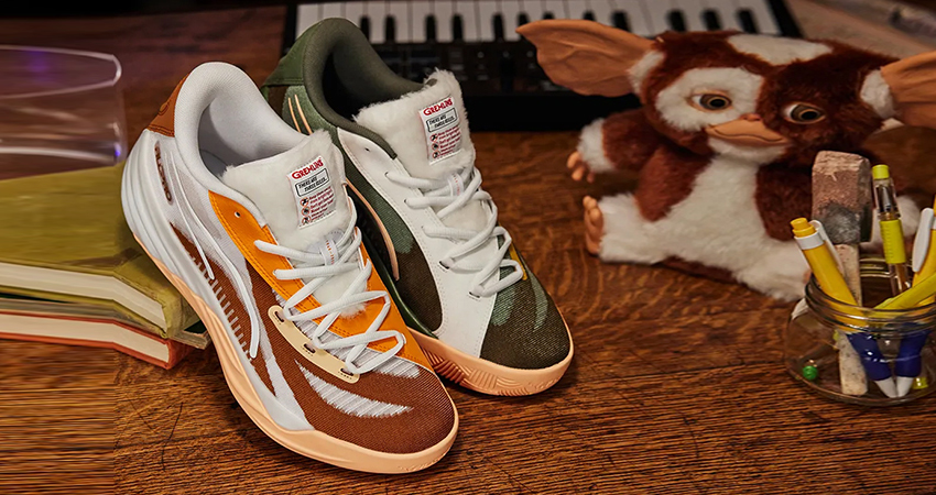 Gremlins x PUMA All Pro NITRO Drop Details lifestyle up corner